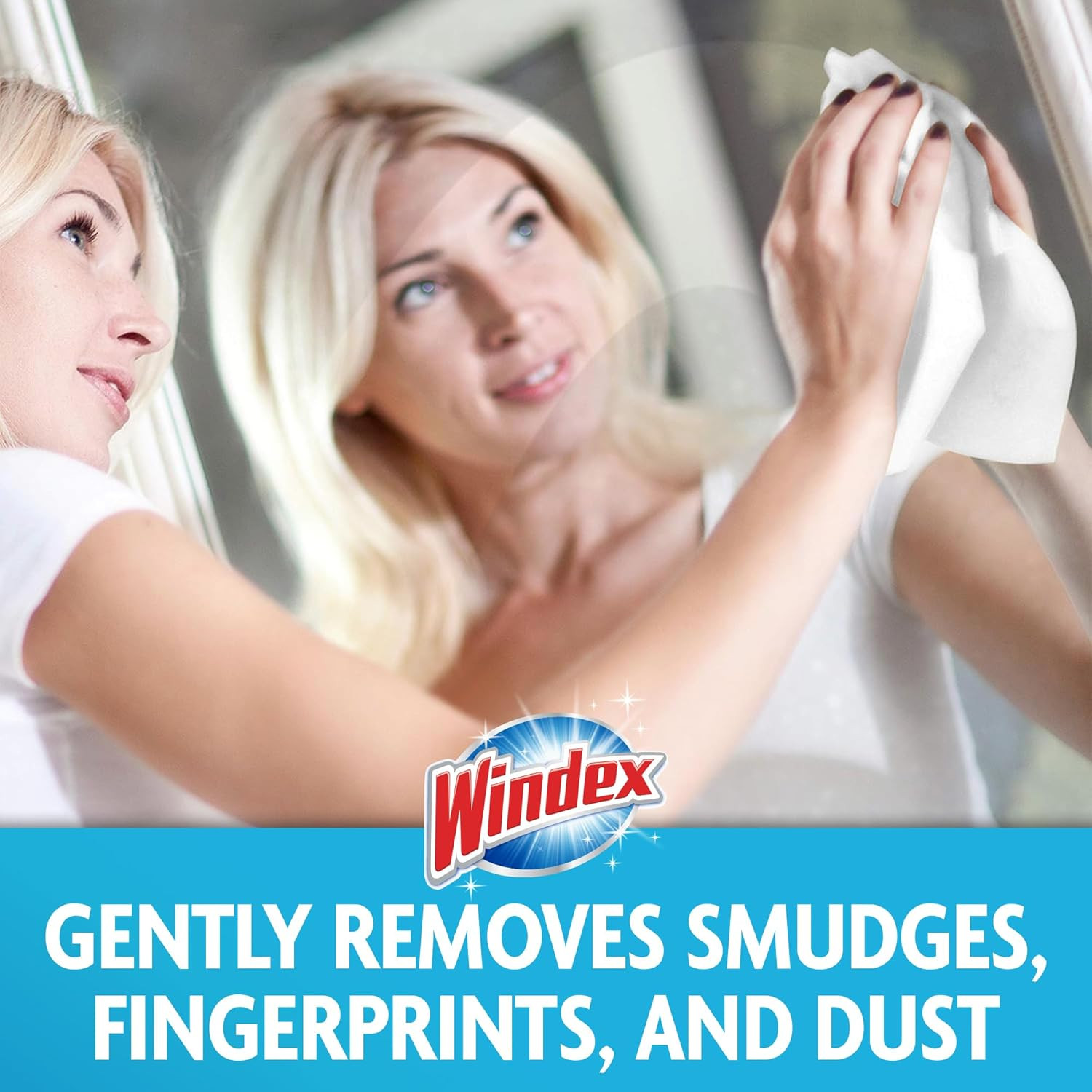 Windex Wipes Glass Cleaning, Pre-Moistened Glass and Surface Wipes to Clean Home