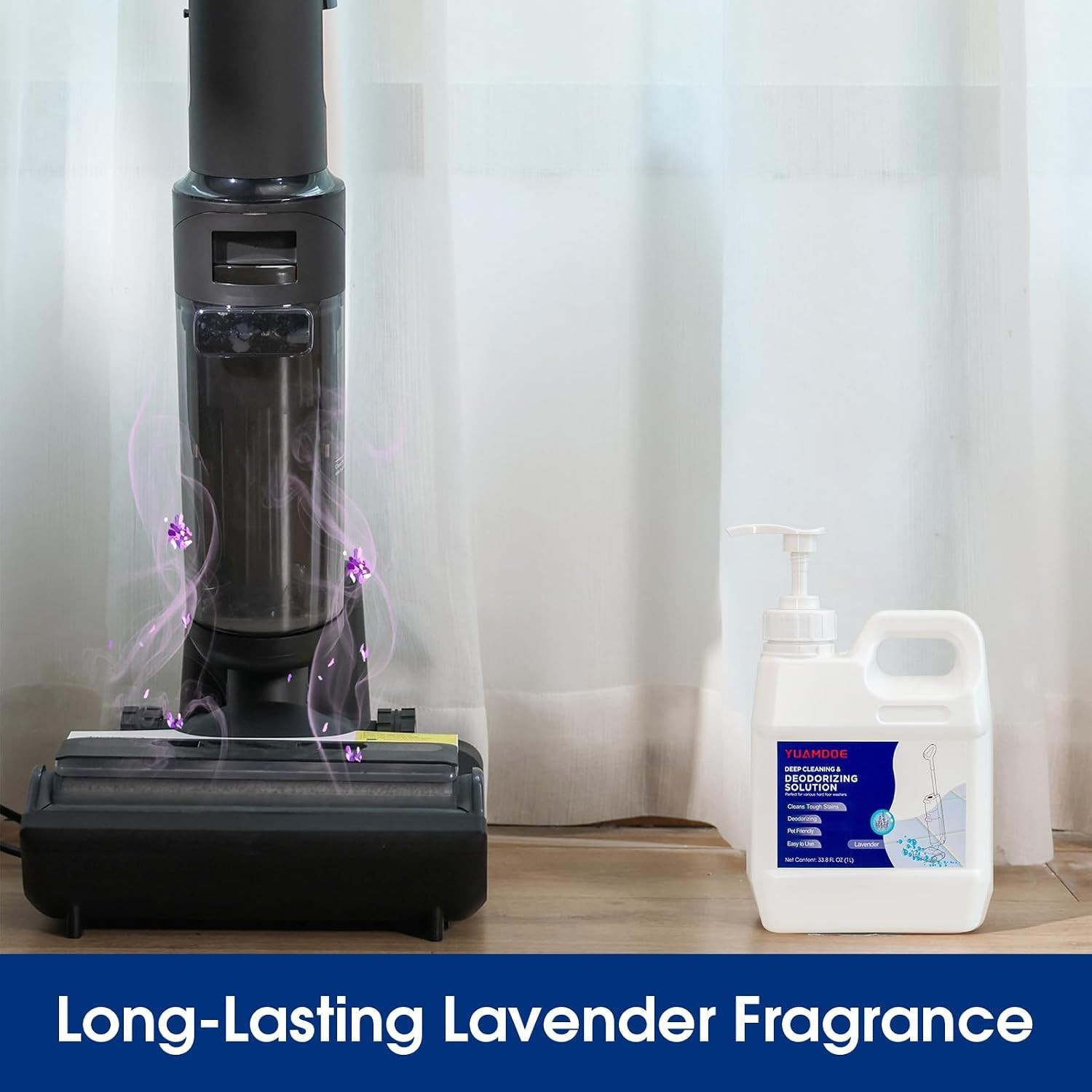 Tineco Floor Cleaner Solution, Lavender Scent, 33.8oz