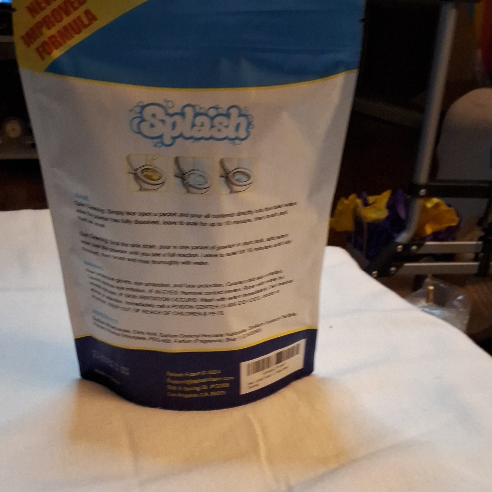 Splash Toilet Cleaner Powder Septic-Safe Fragrance 350g (4 Treatments)