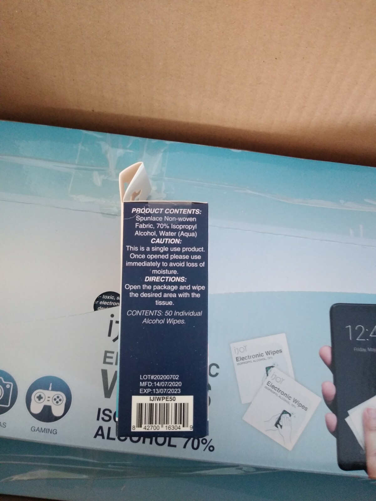lot of ten IJOY Electronic Wipes 1 Pack 50 Wipes