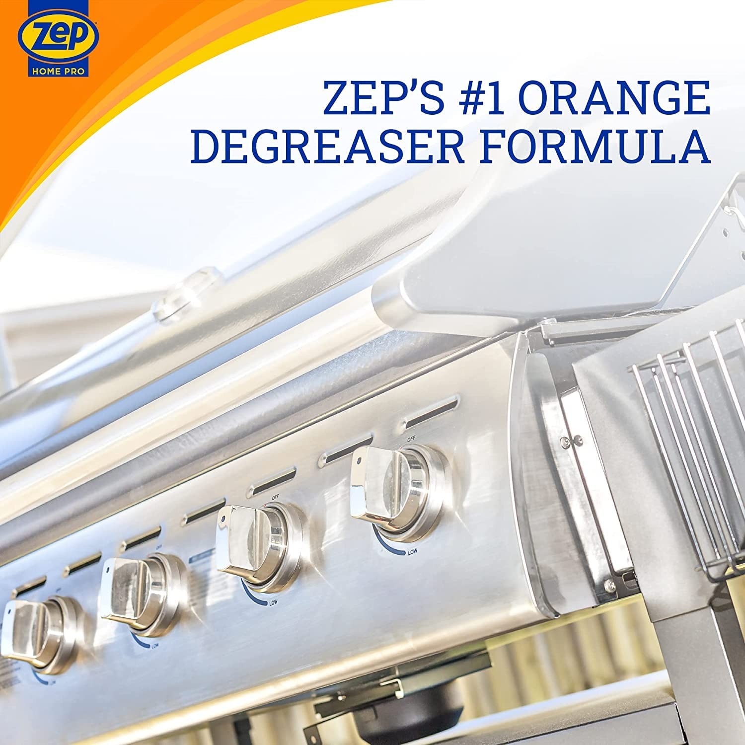 Zep Home Pro Heavy-Duty Orange Plus Kitchen Degreaser – 24 oz (Case of 6) –