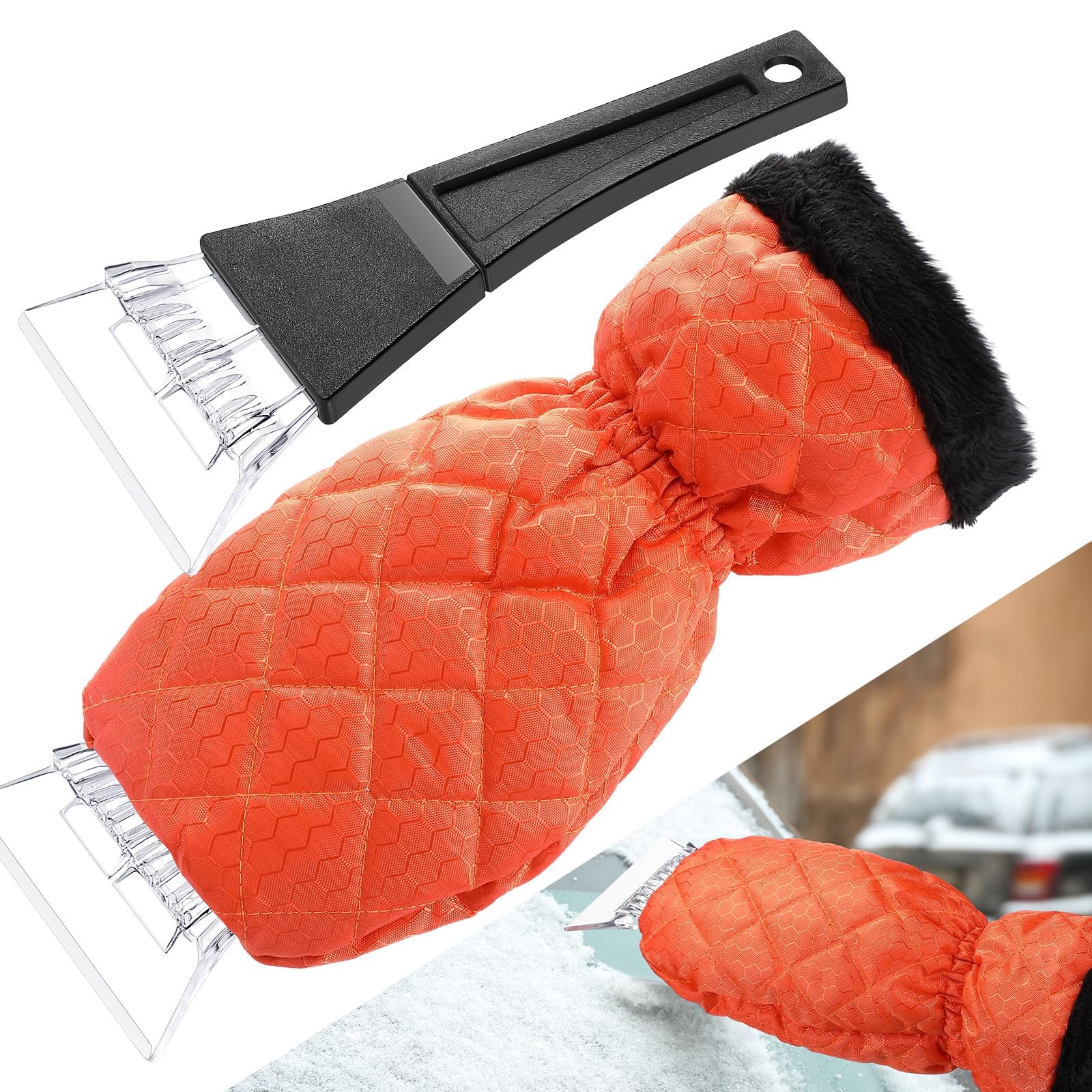 Ice Scraper with Glove Waterproof Ice Scrapers for Car Windshield No Scratch …