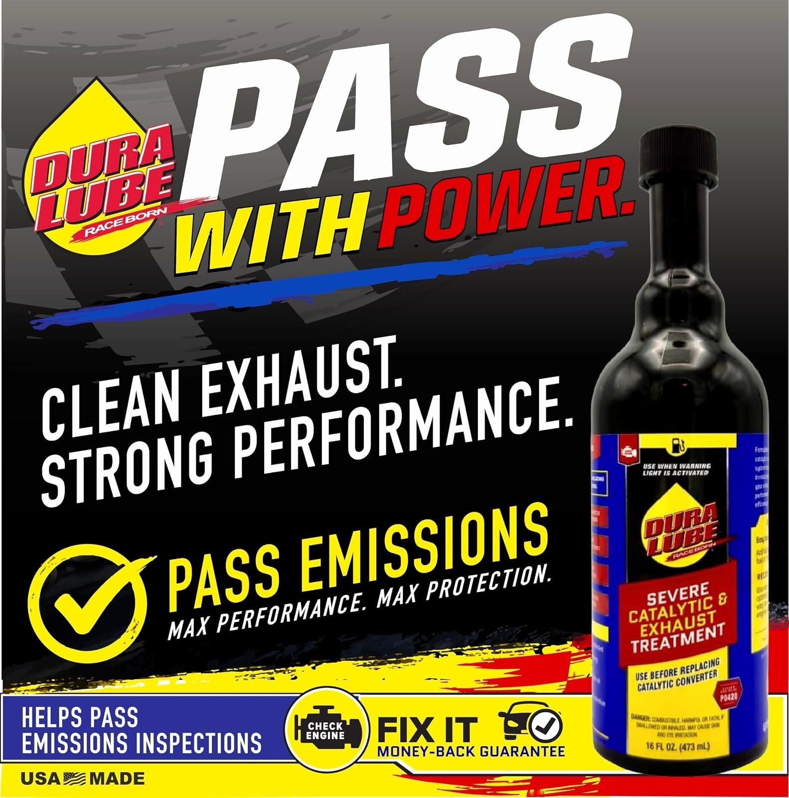 Dura Lube Severe Catalytic Cleaner Fuel Additive 16 Fl Oz 2-Pack