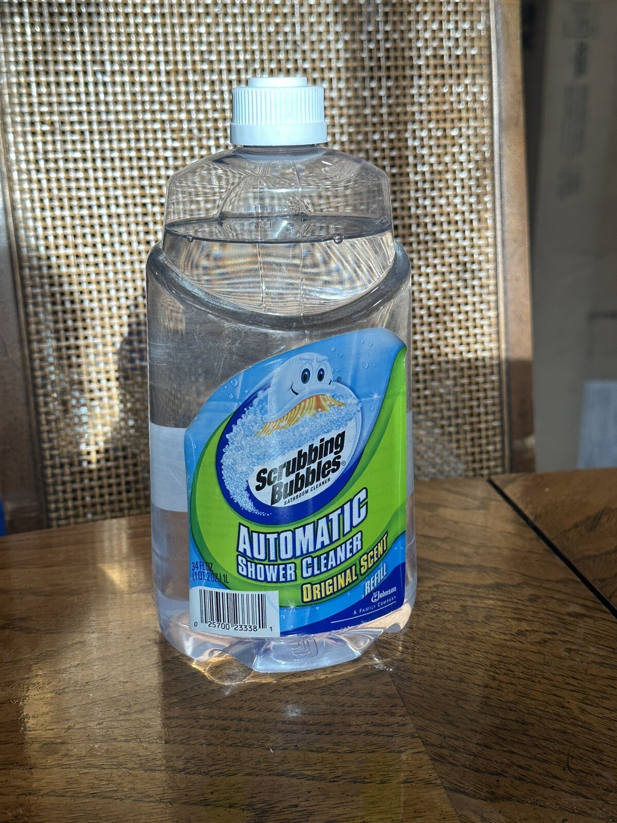 Scrubbing Bubbles 34oz Automatic Shower Cleaner Refill Bottle Fresh Clean New