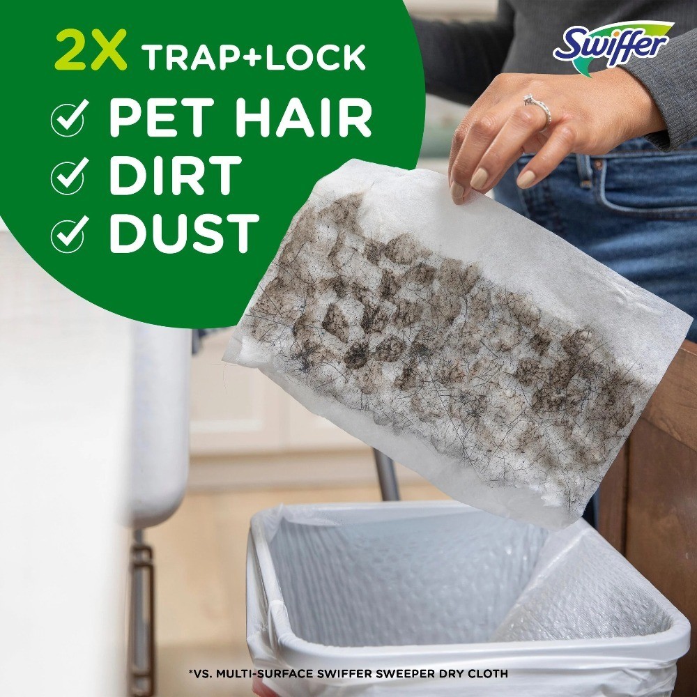 Heavy Duty Dry Multi Surface Cleaning Cloth Refills for Floor Sweeper 32 Count