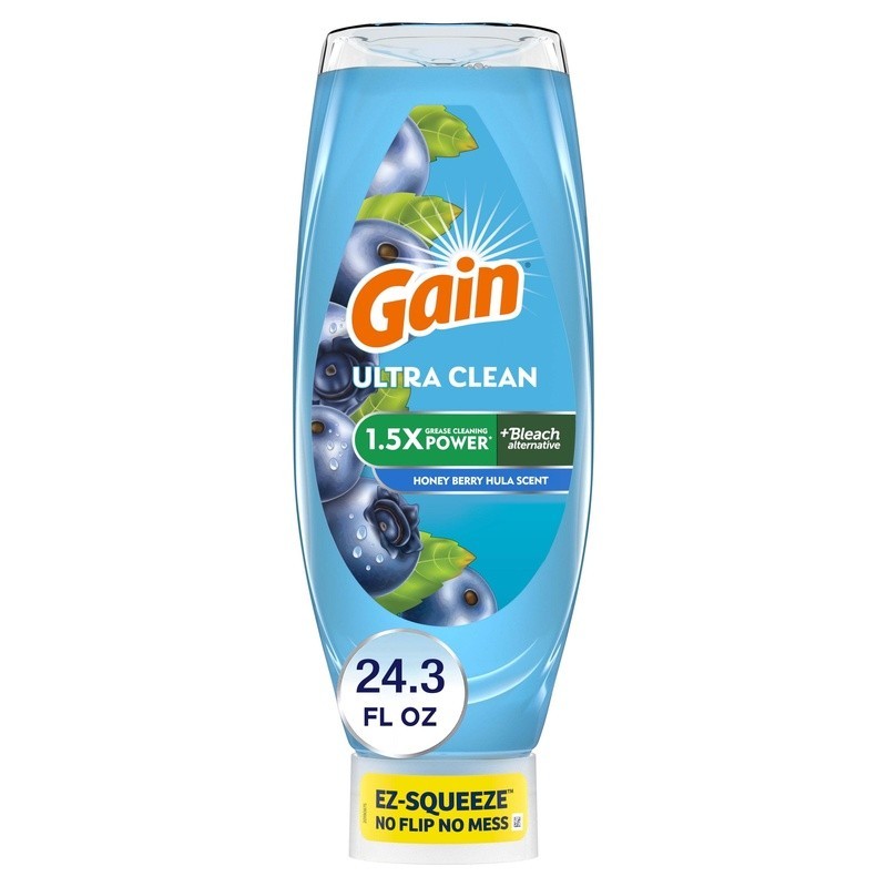 EZ-Squeeze Dish Soap Honeyberry Hula Ultra Clean 2 Pack Fast Easy Mess Free New