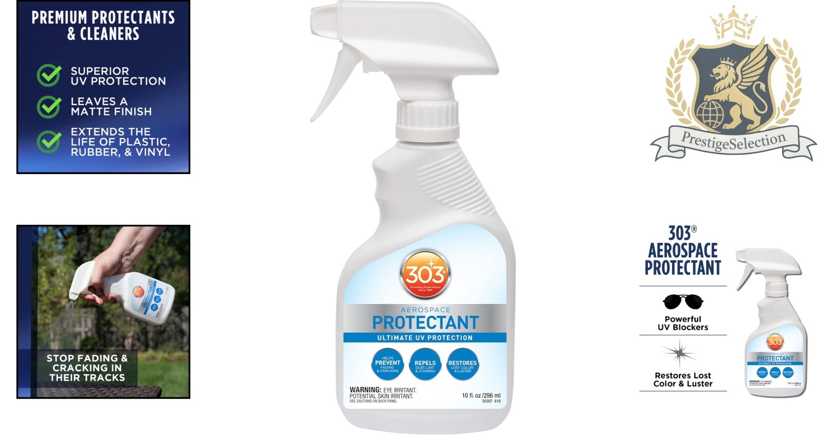 Versatile 10 oz 303 Aerospace Protectant Spray – Prevents Fading & Cracking