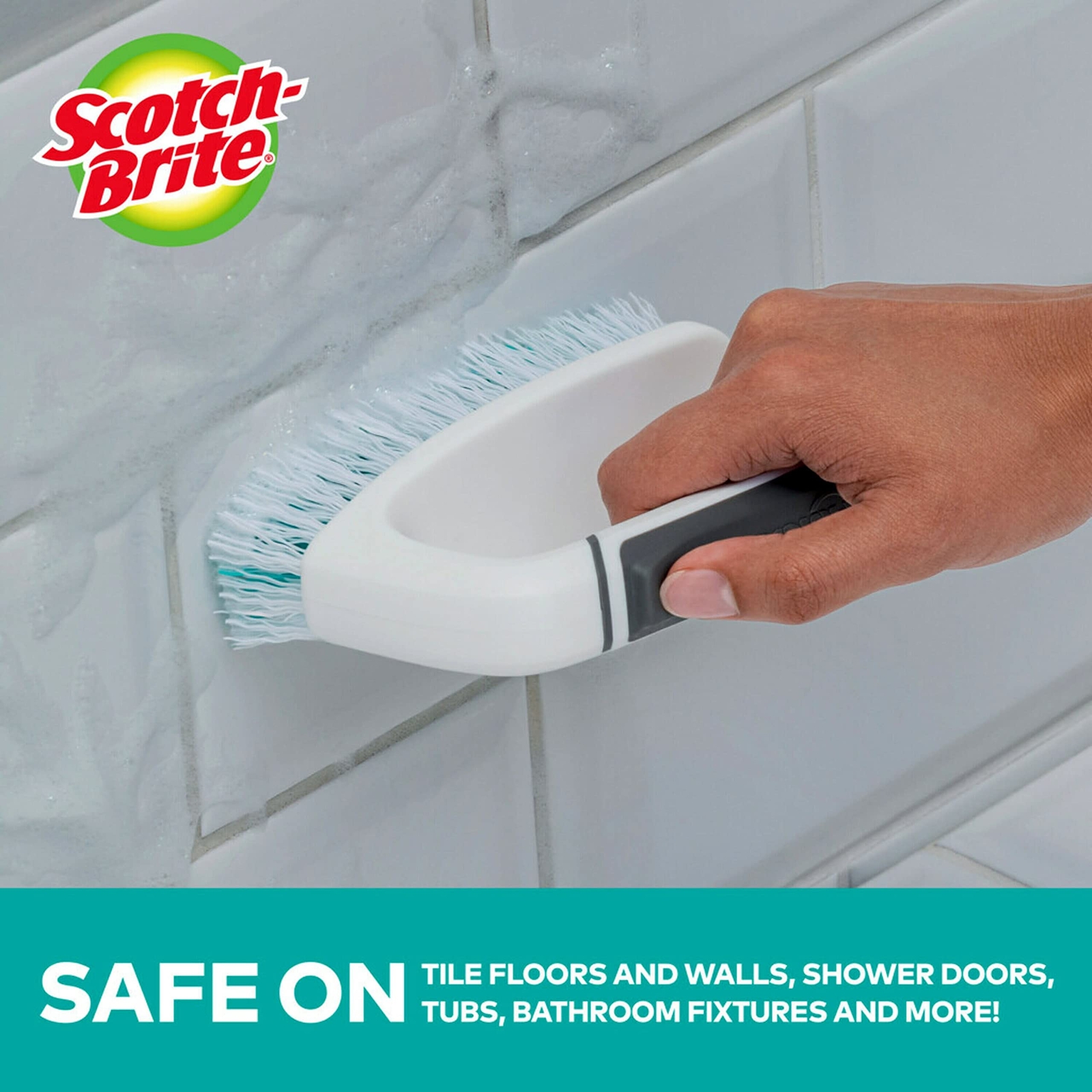 Scotch-Brite 3.5 in. W Plastic Handle All Purpose Brush (Case of 6)