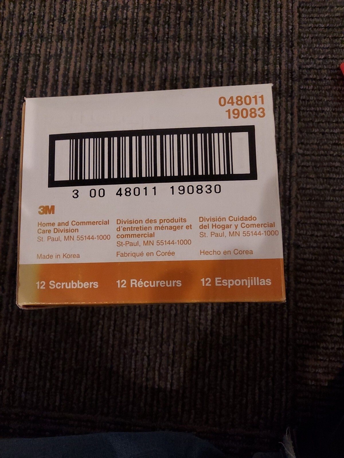 3M STinless Steel Scrubbers 1.25oz 12 Ct NEW
