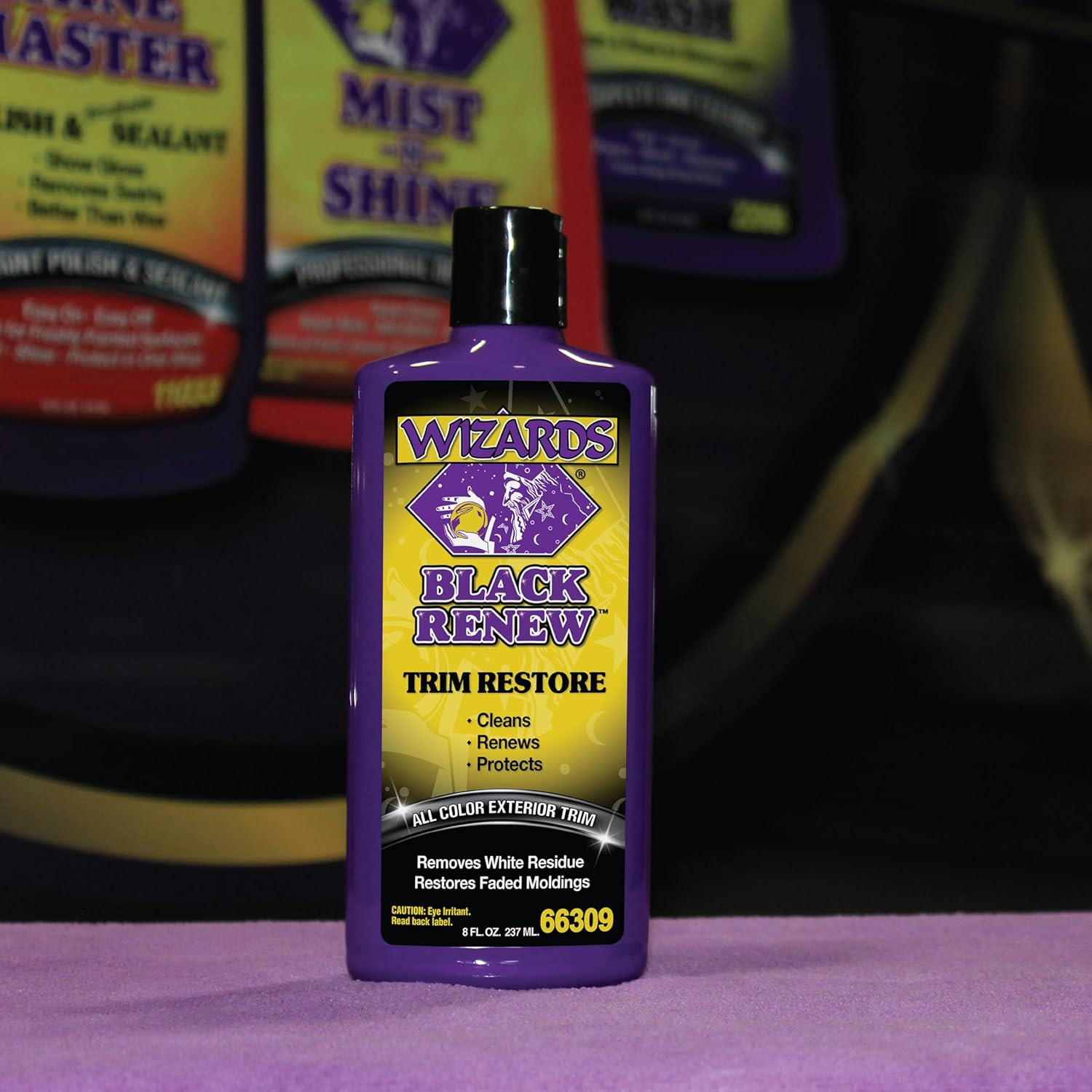 Black Renew Trim Restorer Treatment – Removes White Residue and Restores Faded M