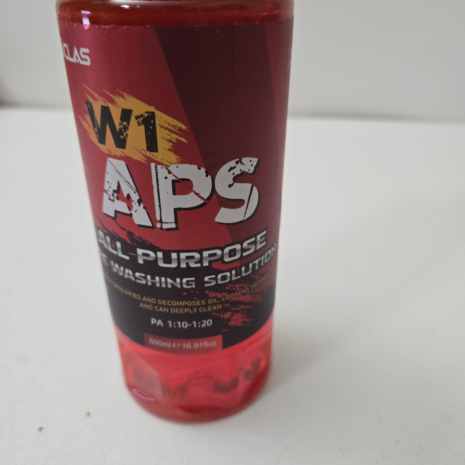W1 APS All Purpose Pre-Wash Powerful Stain Remover No Scrub Degreasing Car Wash