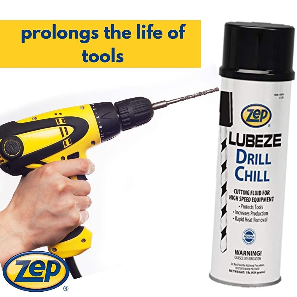 Zep Lubeze Drill Chill – 16 oz (Case of 12) 4501 – Ready-to-use Industrial