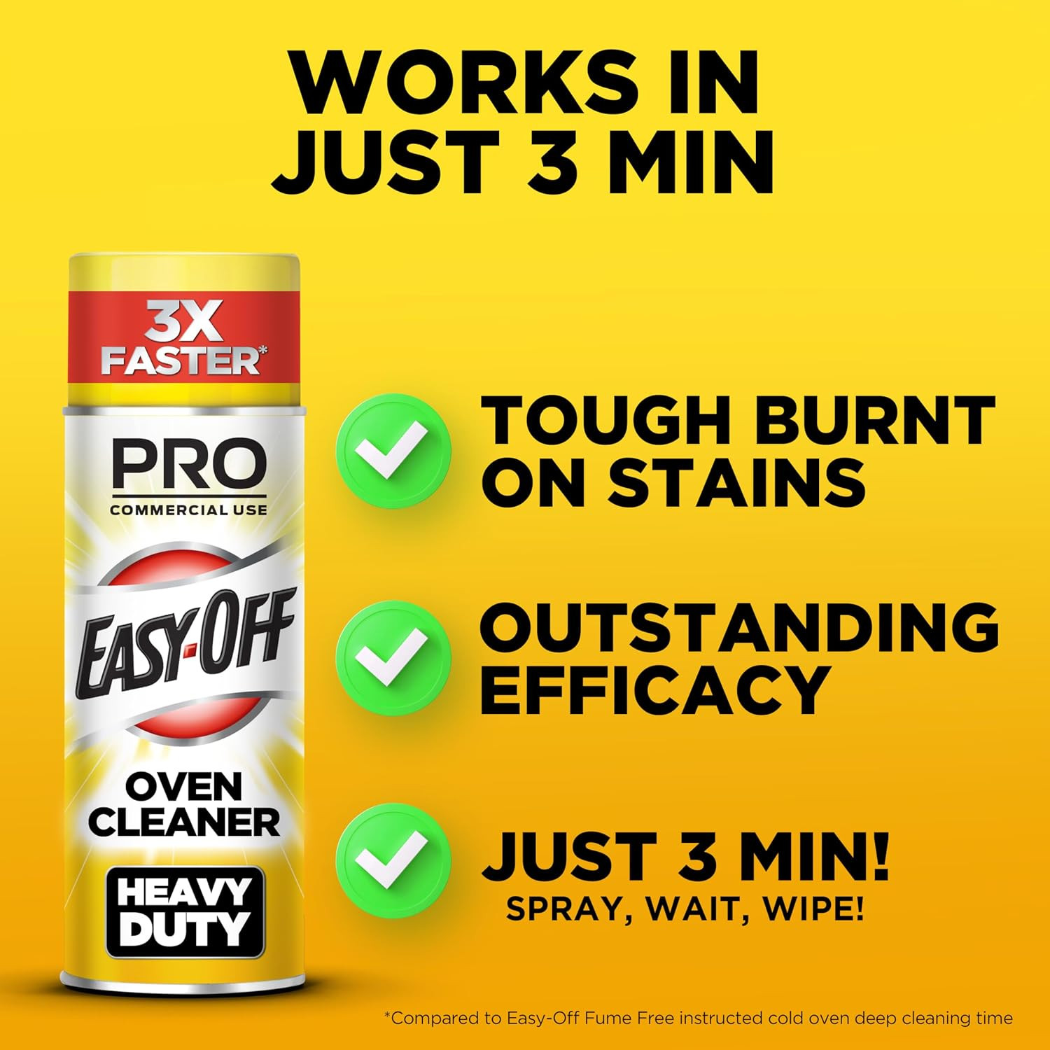 Easy-Off Professional Oven & Grill Cleaner, Removes Tough Burnt on Food and Grea