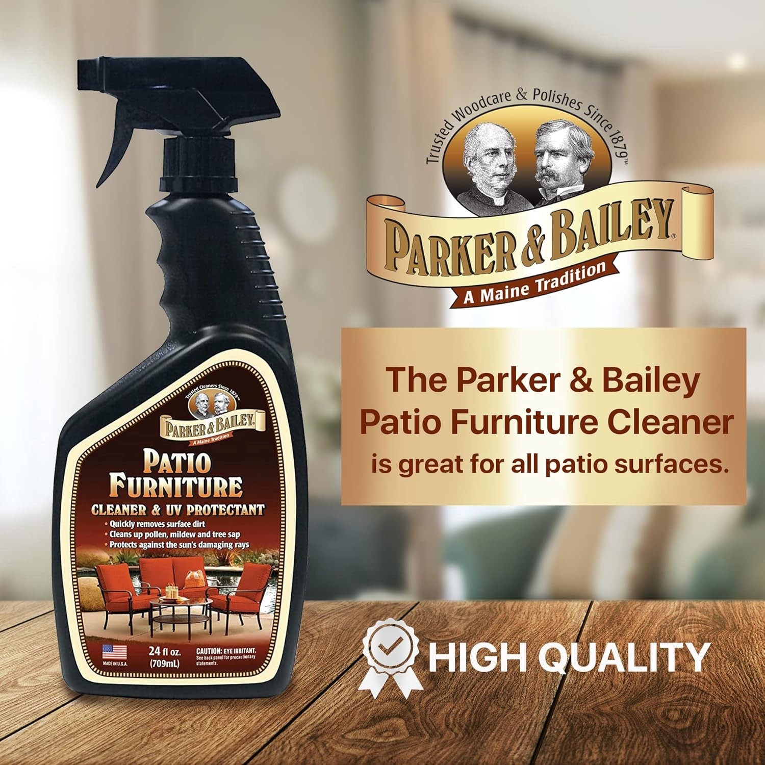 Patio Furniture Cleaner Spray – Outdoor Furniture & Cushion Cleaner with UV P…