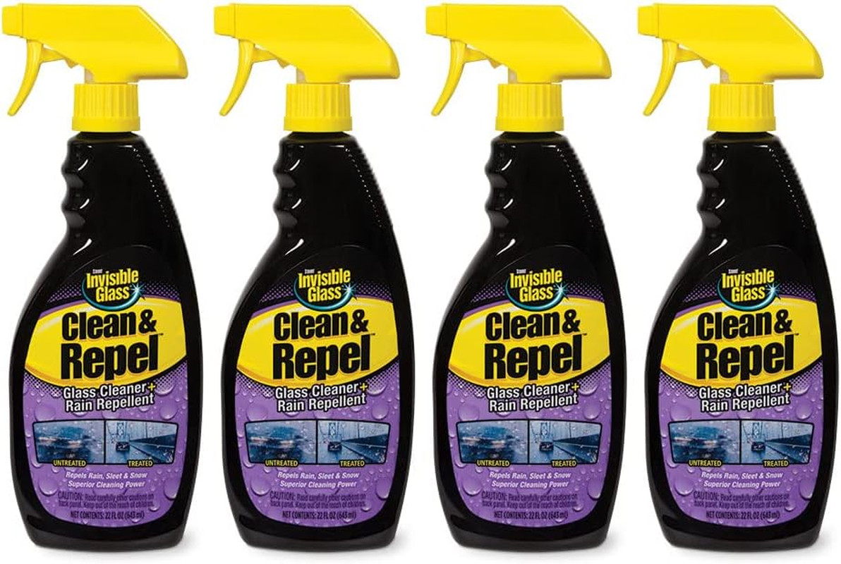 92184-2PK Premium Glass Cleaner with Rain Repellent for Exterior Automotive Glas