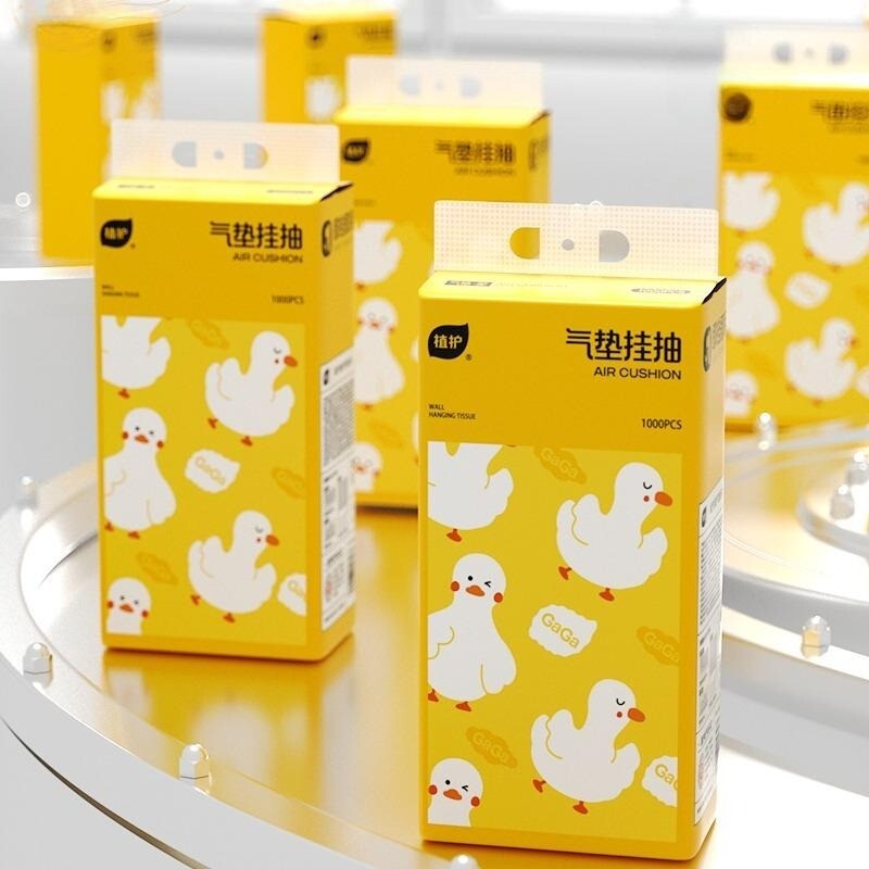 6x Botare AIR-cushion Cheerful Tissue Paper 4-Ply 1000 sheets 140*175mm