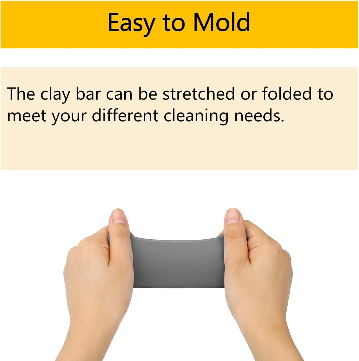 Car Clay Bar 4 Pack 400g, Grade No Scratch Magic Clays Bars Detailing Cleane…