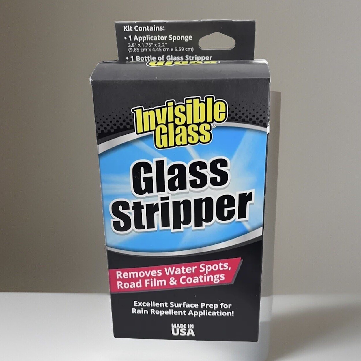 Stoner Invisible Glass 91411 Glass Stripper Water Spot Remover Kit 3.38 oz