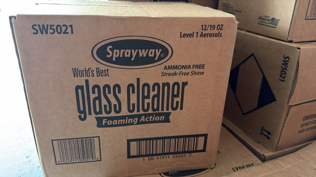 12 Pack Sprayway Glass Cleaner, 19oz FREE SHIPPING