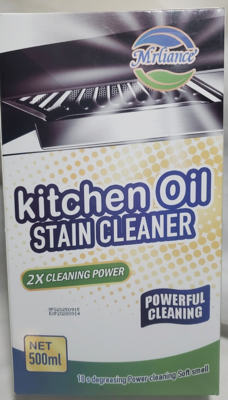 500ml Mrliance Kitchen Heavy Duty Oil Stain Cleaner 10s Degreasing Power exp9/28