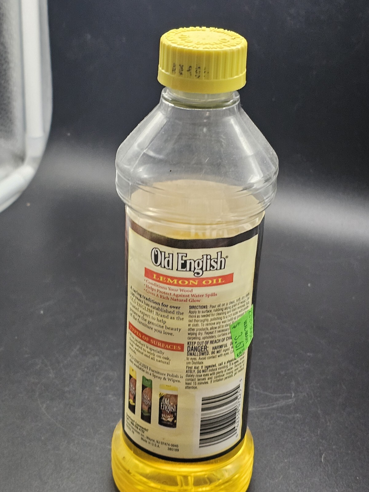 Vtg Old English Lemon Oil Furniture Polish 2002 Wood Conditioners Cleaners 16 Oz