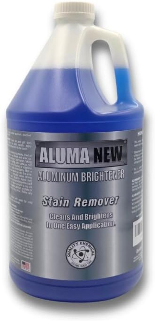 Aluminum Brightener/Stain Remover/Cleaner & Restorer / 1 Gallon 128 FL Oz