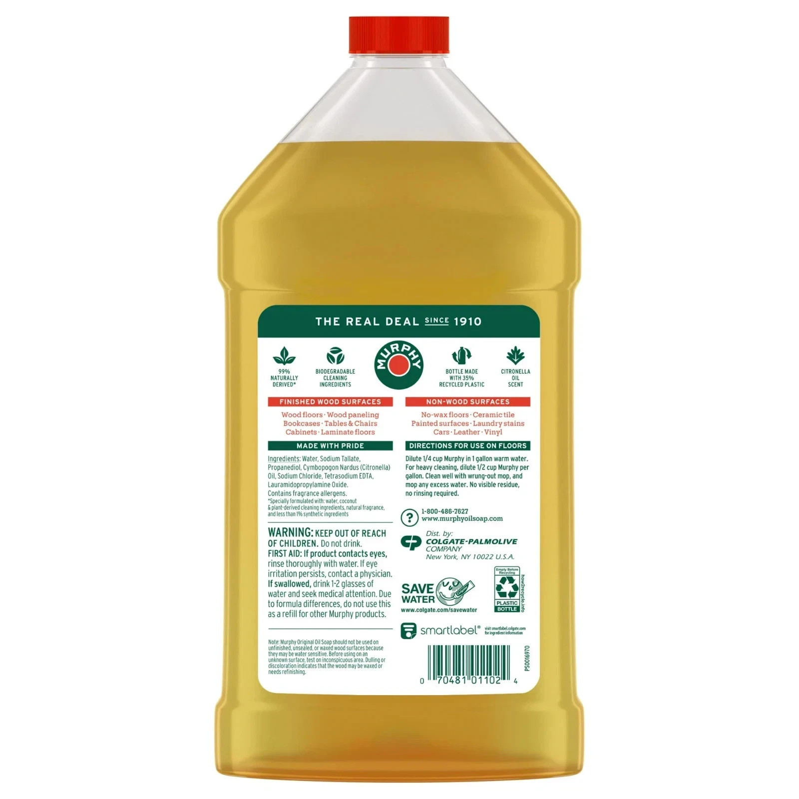 Murphy Oil Soap Wood Cleaner, Original – 32 Fluid Ounce-Free Shipping