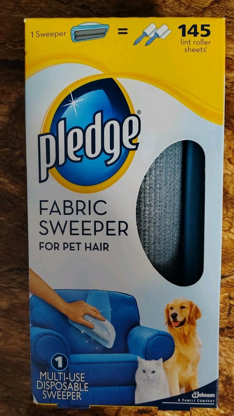 Pledge Fabric Sweeper for Pet Hair Multi-Use Disposable Sweeper Johnson New