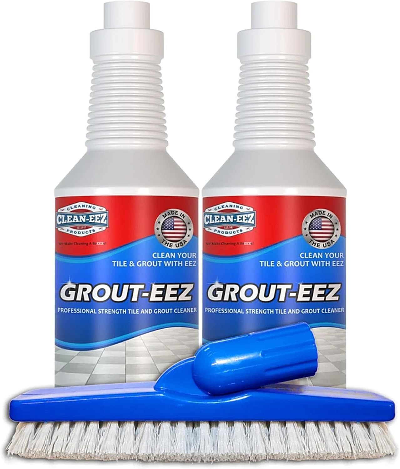 Effortless Grout Cleaning – Clean-eez 2 Pack with Innovative Brush Attachment