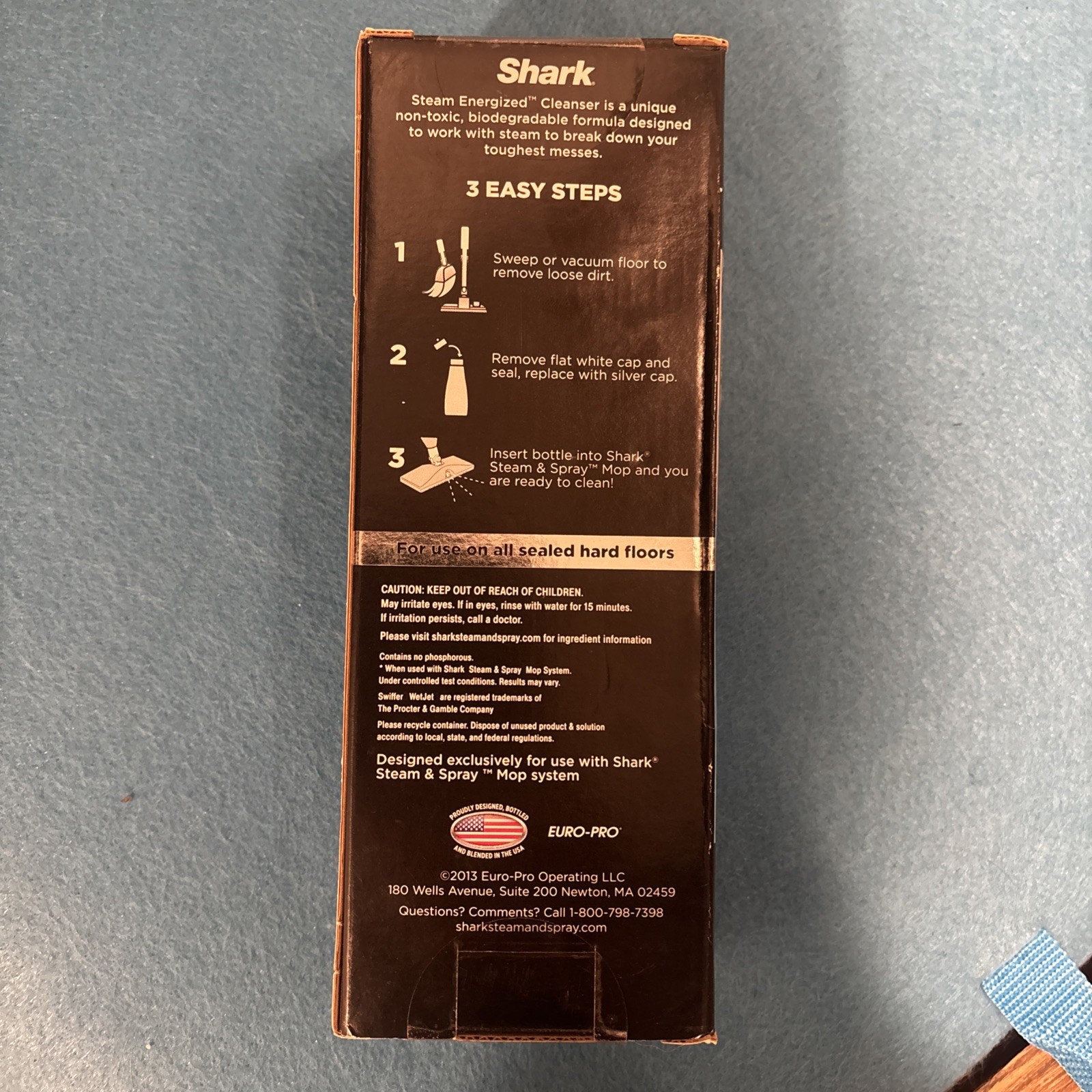 Shark Steam Energized Cleanser Multi-Floor Waterfall Fresh 20oz Discontinued New