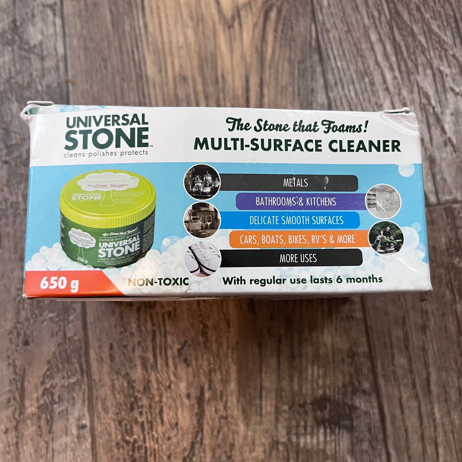 Universal Stone Multi-Surface Cleaner 650g Non-Toxic Eco-Friendly USED