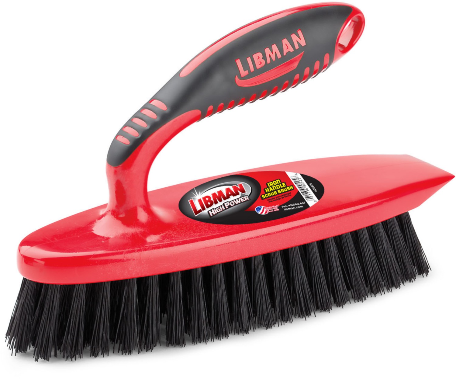 Libman 525 Iron Handle Scrub Brush 2.75 W in. (Pack of 6)