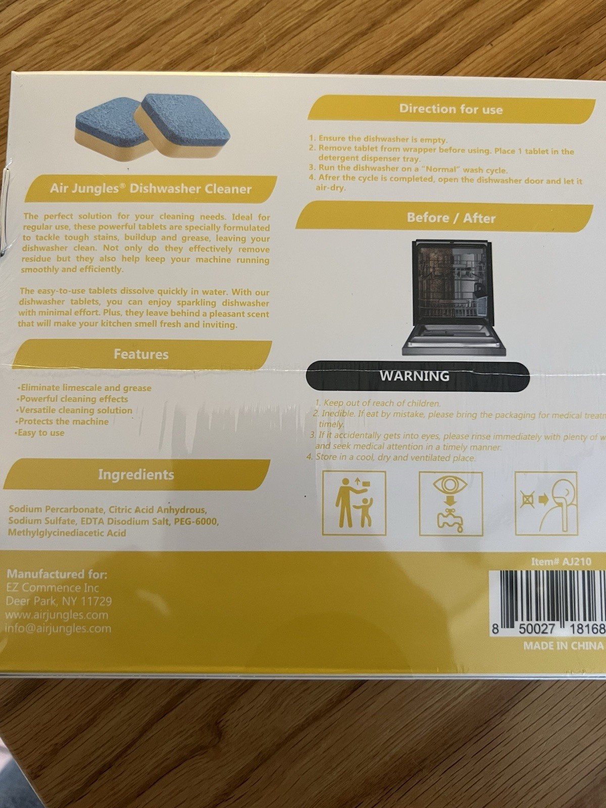 48ct Dishwasher Cleaner Lemon Scented Deep Clean Tablets / New 2 packs of 24ct