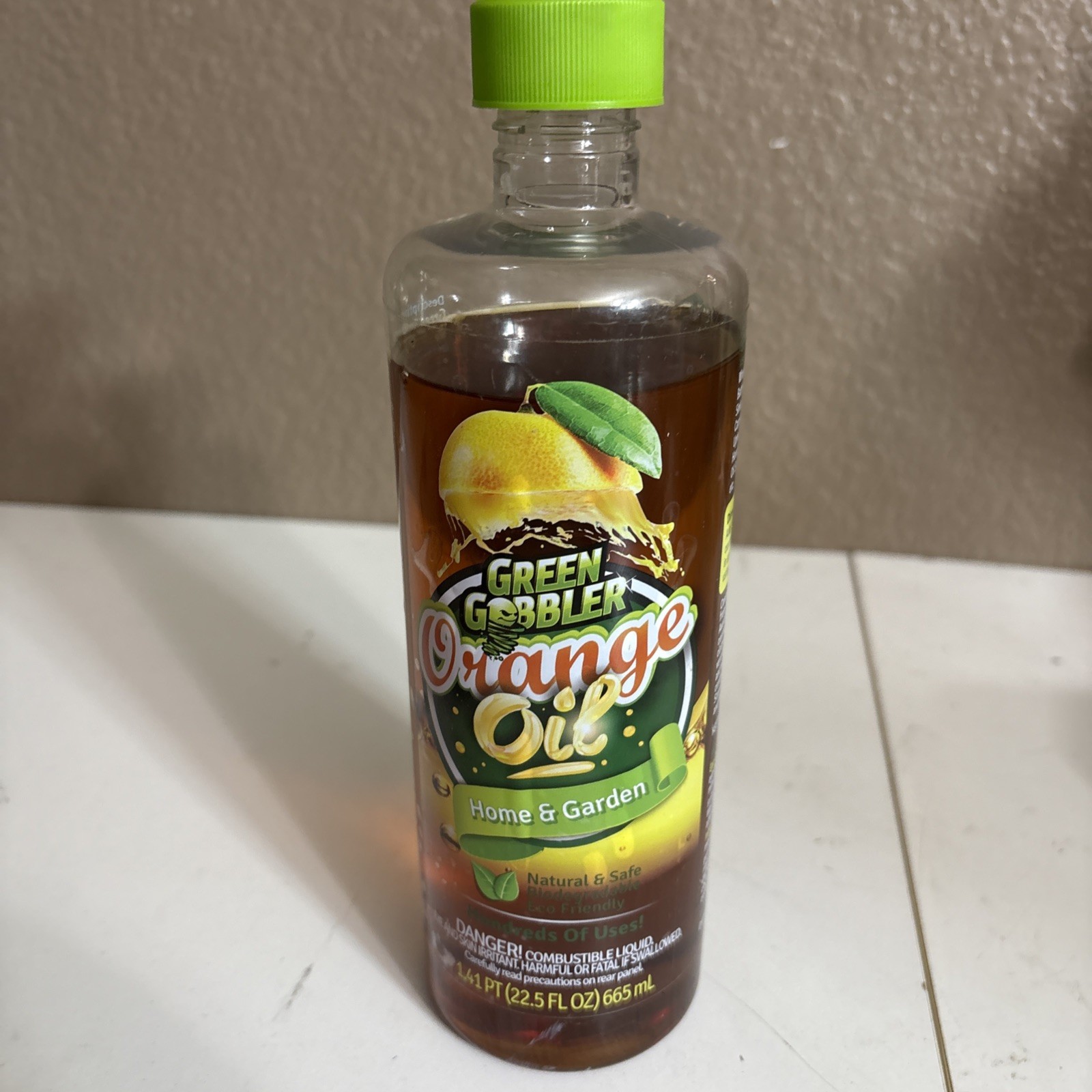 Green Gobbler, Cold Pressed Orange Oil Concentrate – 22.5 oz (D-Limonene)