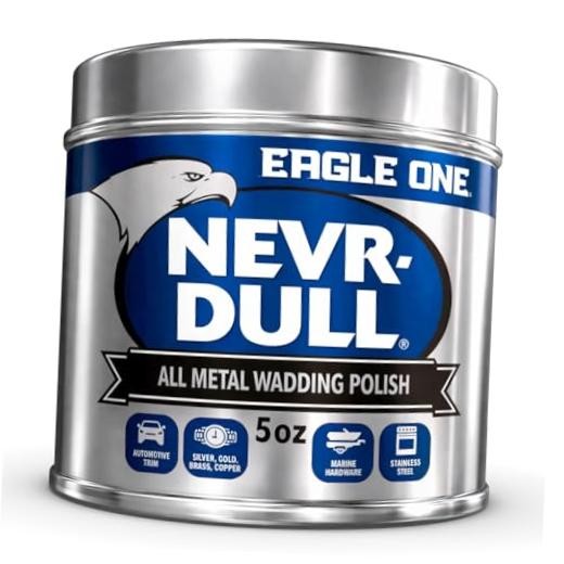 Nevr Dull All Metal Wadding Polish, Chrome and Metal Cleaner for Single Single