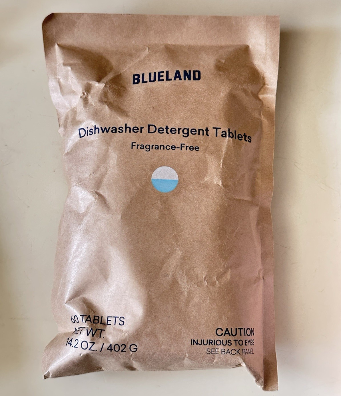 2 LOTS BLUELAND Powder Dishwasher Soap Detergent 14.2 oz + 9.5 oz Fragrance Free