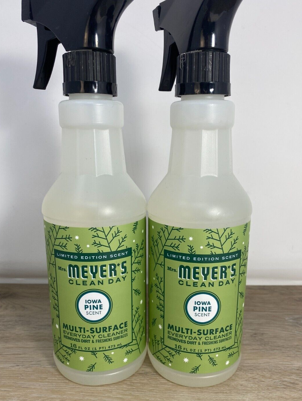 2 PACK- Mrs Meyer’s Clean Day IOWA PINE Multi-Surface Everyday Cleaner, 16oz