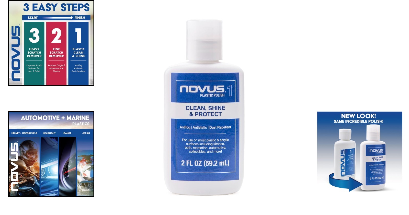 Versatile 2oz Plastic Polish – Restores Shine to Your Acrylic and Plastic