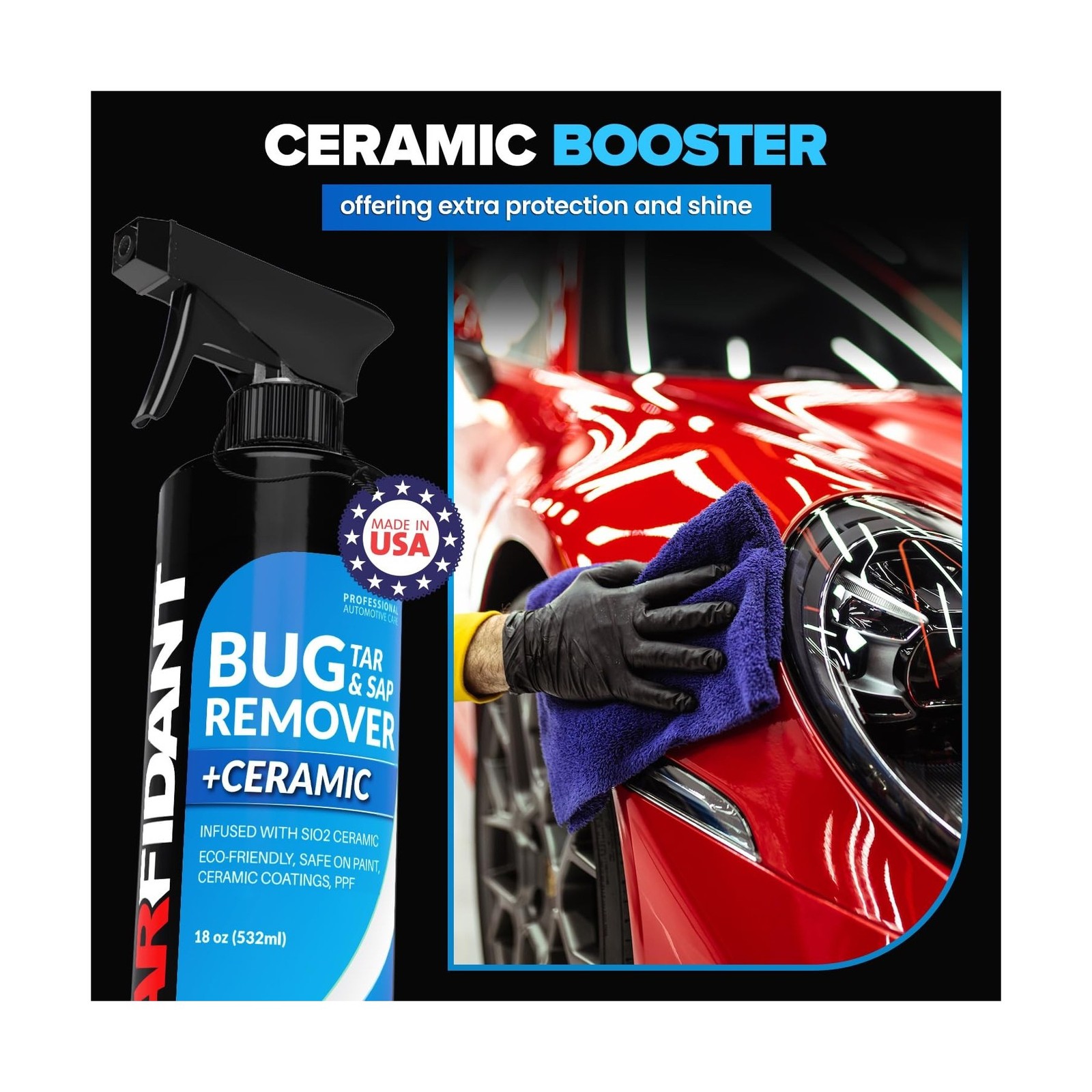 Carfidant Bug Remover for Cars Exterior – Car Bug Cleaner Spray wit… Fast Ship