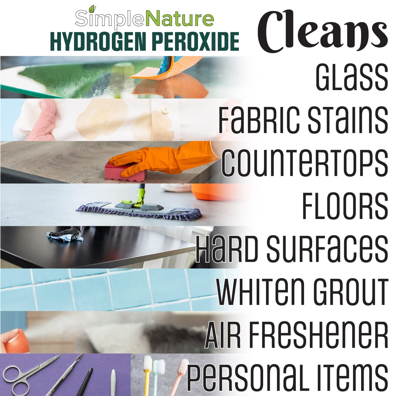 12% Food Grade Hydrogen Peroxide 32oz – Natural Cleaner for Home & Commercial Us