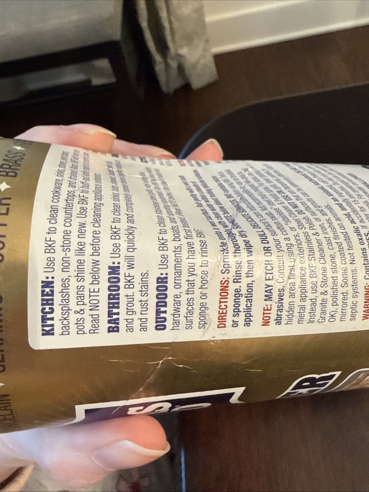 Lot of 4: Bar Keepers Friend Cleanser 15 oz / 425 g