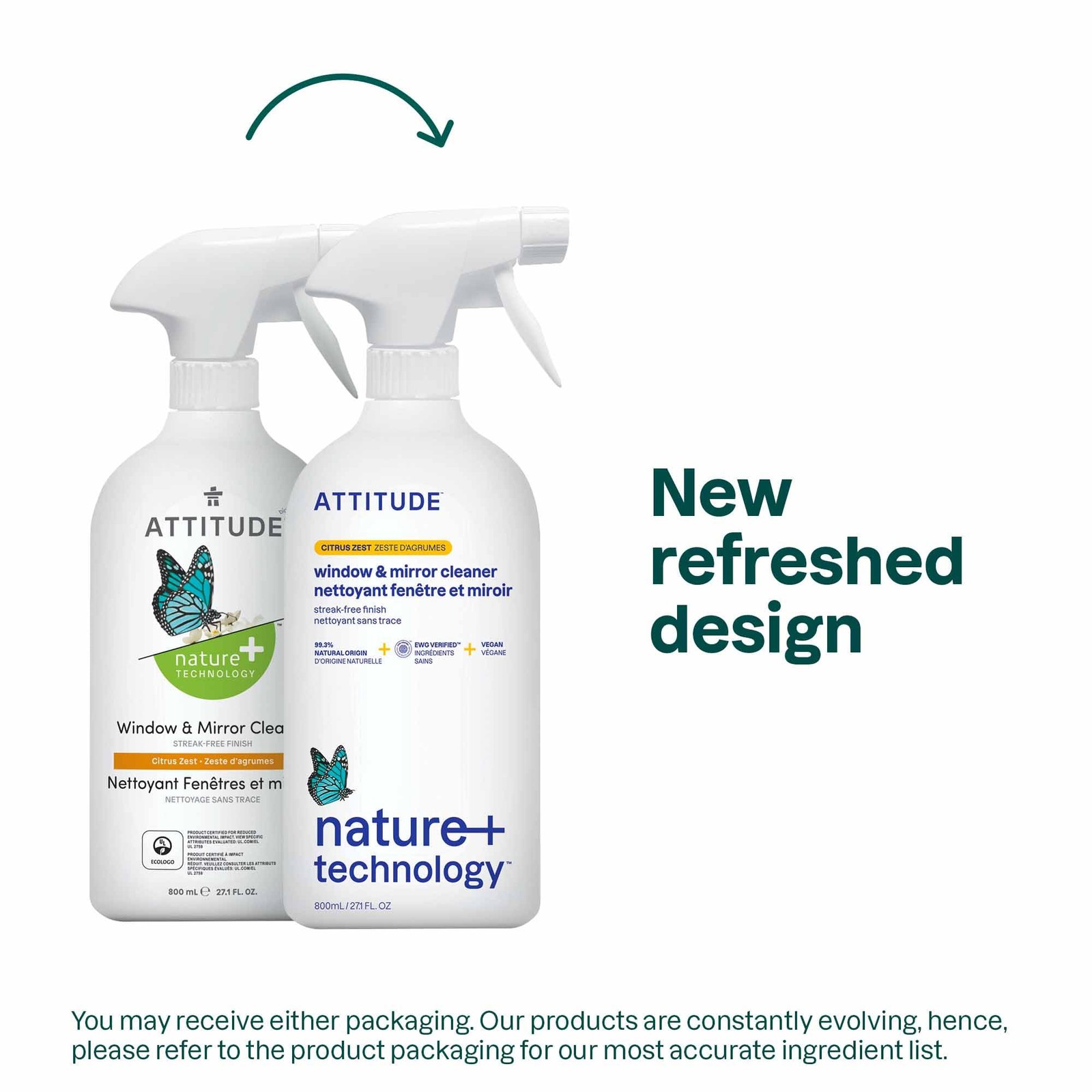 Window and Mirror Cleaner, EWG Verified, Plant- and Mineral-Based Ingredients…
