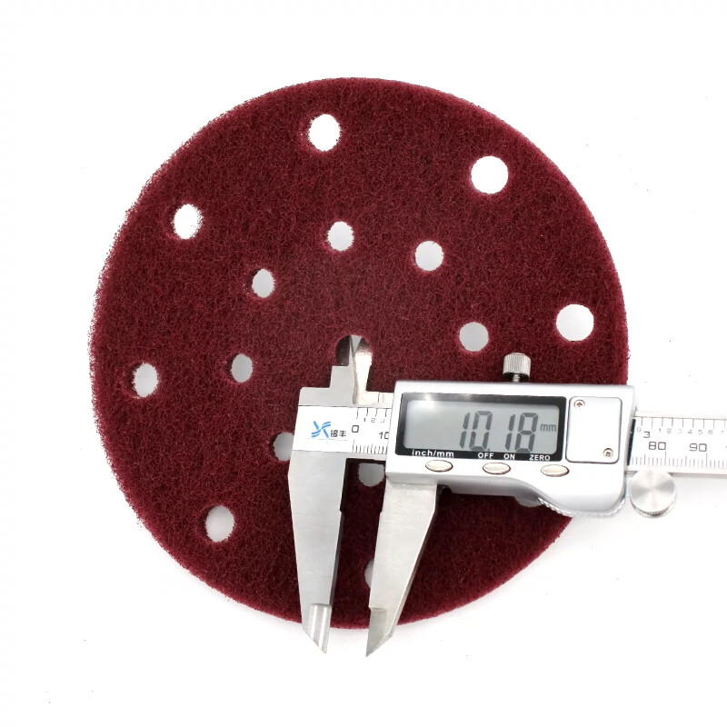 6″ 150mm 17 Hole Scouring Pad Sanding Discs Abrasive Cleaning Pads 240#-800#