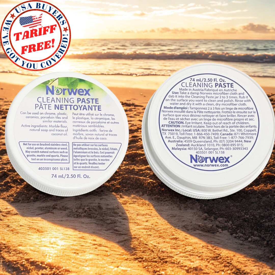 New Norwex Cleaning Paste 74ml 2.50 Fl.Oz Stain Removal, Cleans Dirt & Polish
