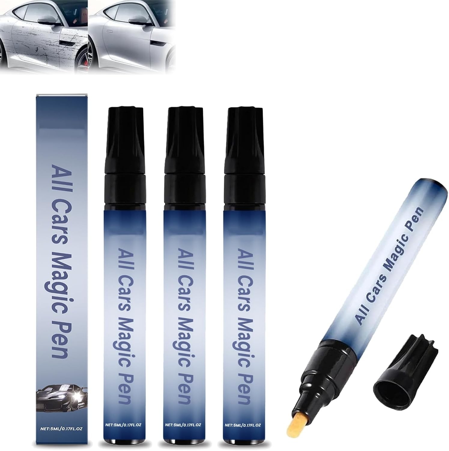 All Cars Magic Pen For Car Scratches,Car Scratch Repair Pen,Quick Fix Scratches