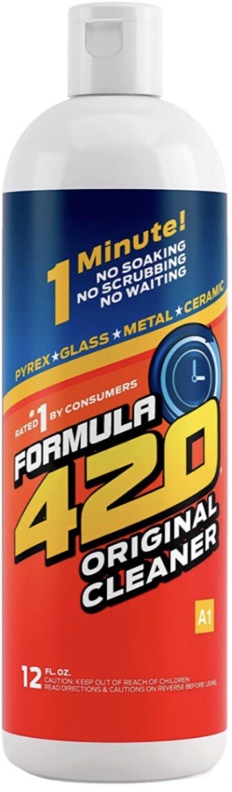 Formula 420 Original 1 Minute Perfect Cleaner Pipe Pyrex Metal Glass Ceramic 12o