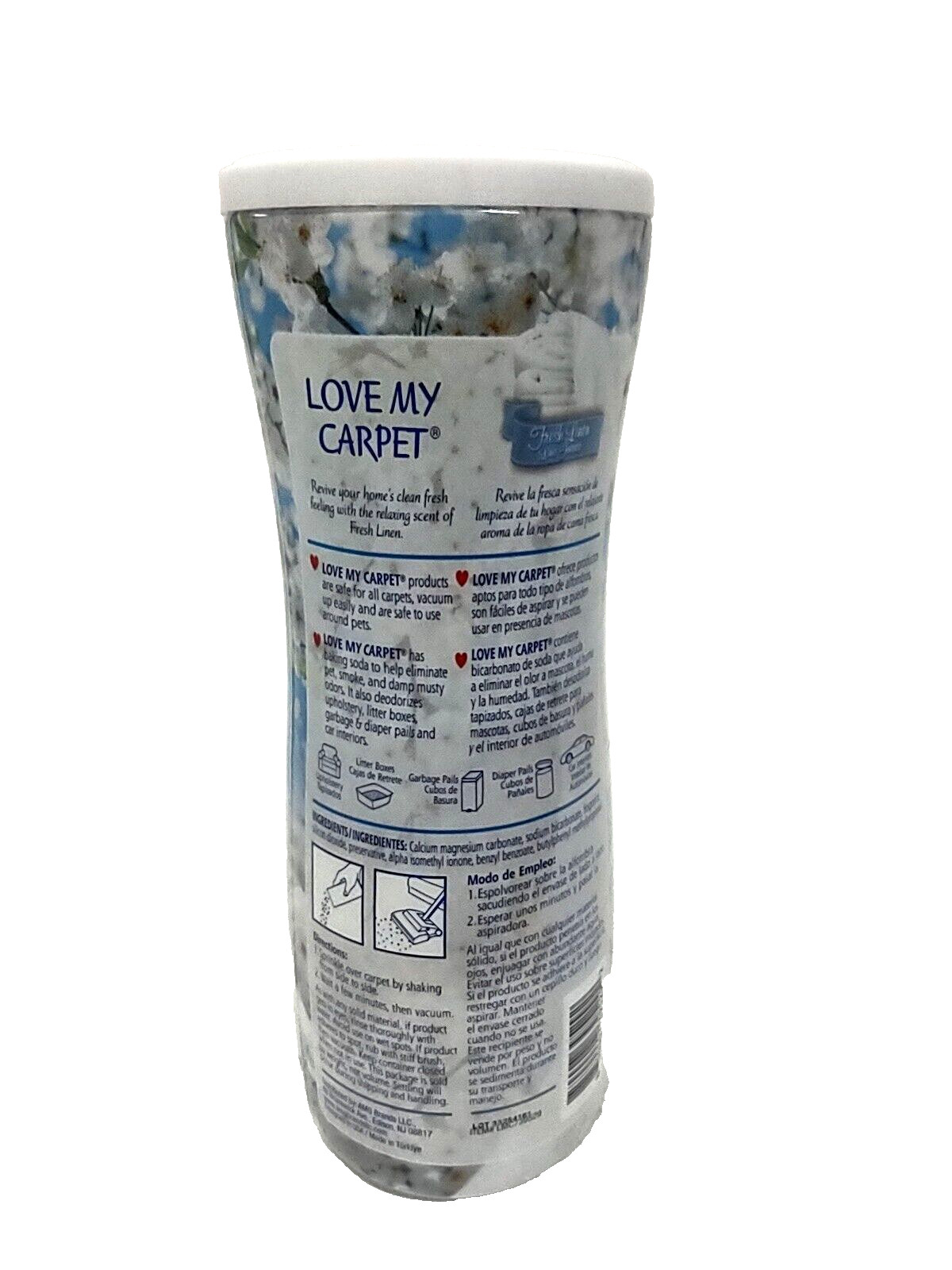 3 x LOVE MY CARPET 2-in-1 Carpet & Room Deodorizer Fresh Linen 17 OzEa SEALED