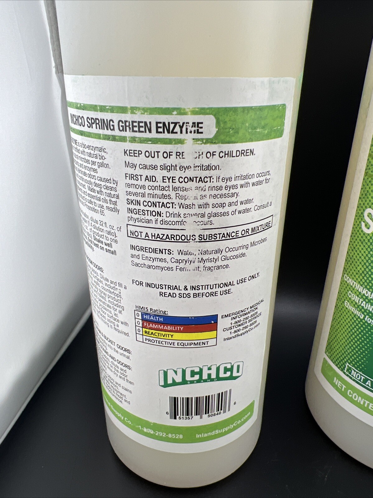 3 – Incho Spring Green ENZYME Multi-Purpose Cleaner & Odor Eliminator 16 OZ (x3)