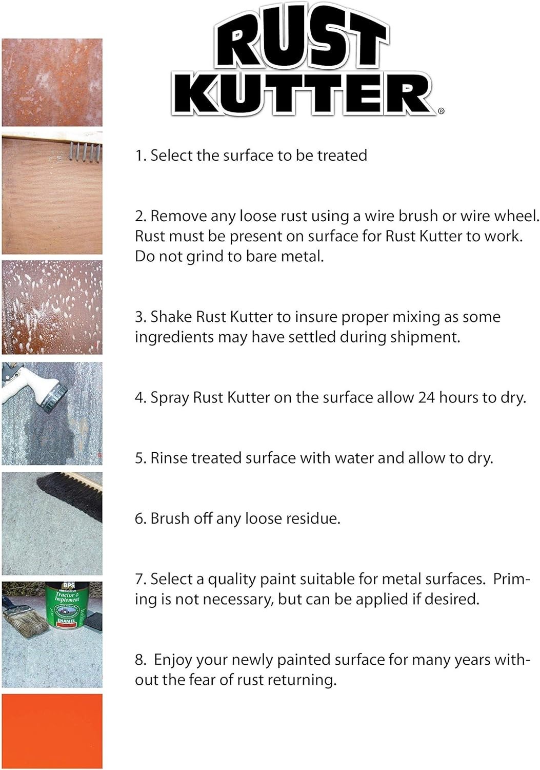 Stops Rust and Converts Rust Spots to Leave A Primed Surface Ready to Paint, …