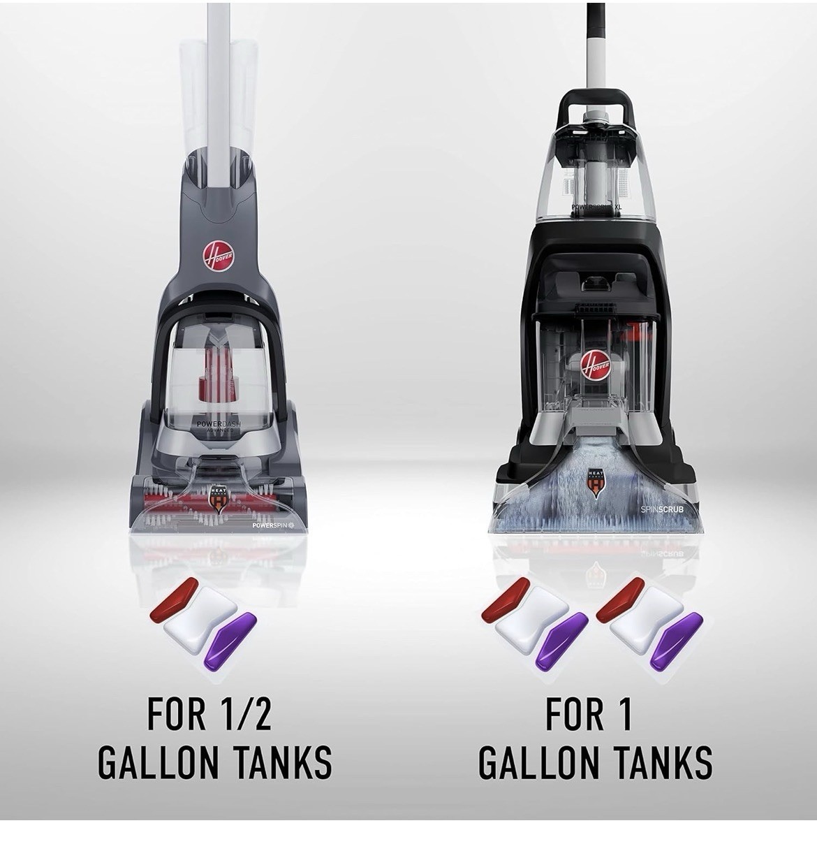 NEW 2 Pk Hoover Paws & Claws Deep Clean & Neutralize Carpet Cleaning 3 in 1 pods